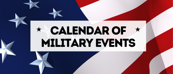 Calendar of Military Events