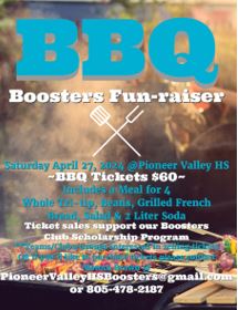 Boosters BBQ Fundraiser