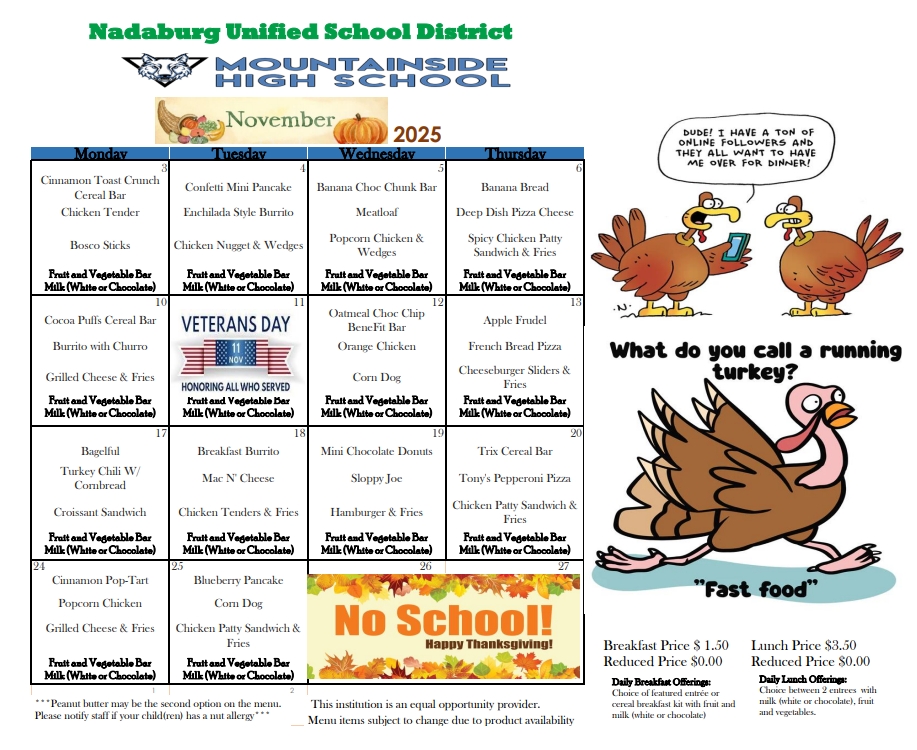 Breakfast/Lunch Menu Breakfast/Lunch Menu