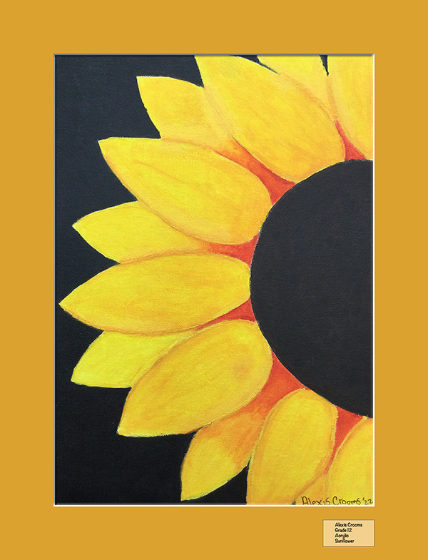 Alexis Crooms - Acrylic Painting - Sunflower