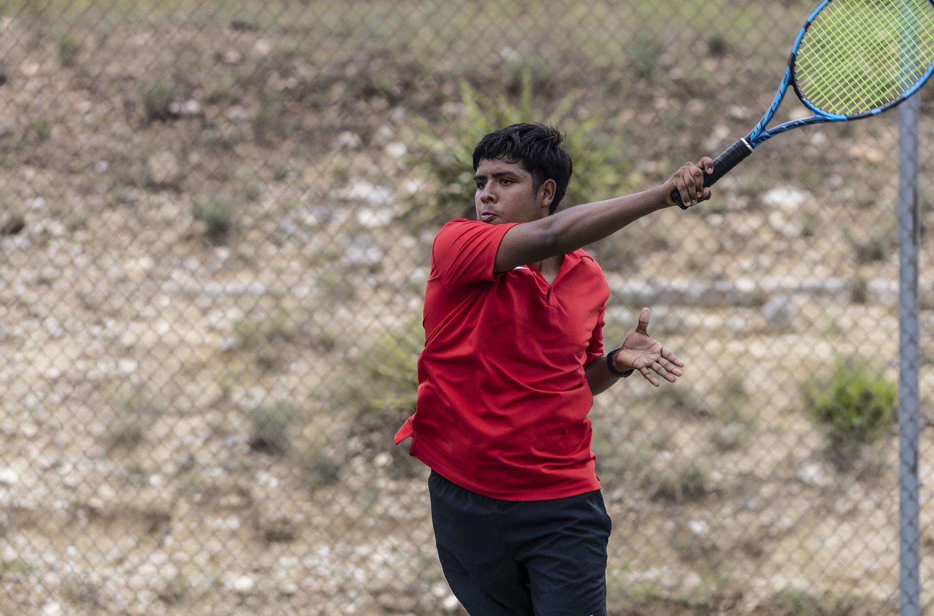 Ingram Tom Moore team tennis vs. Canyon Lake on Sept. 4, 2024