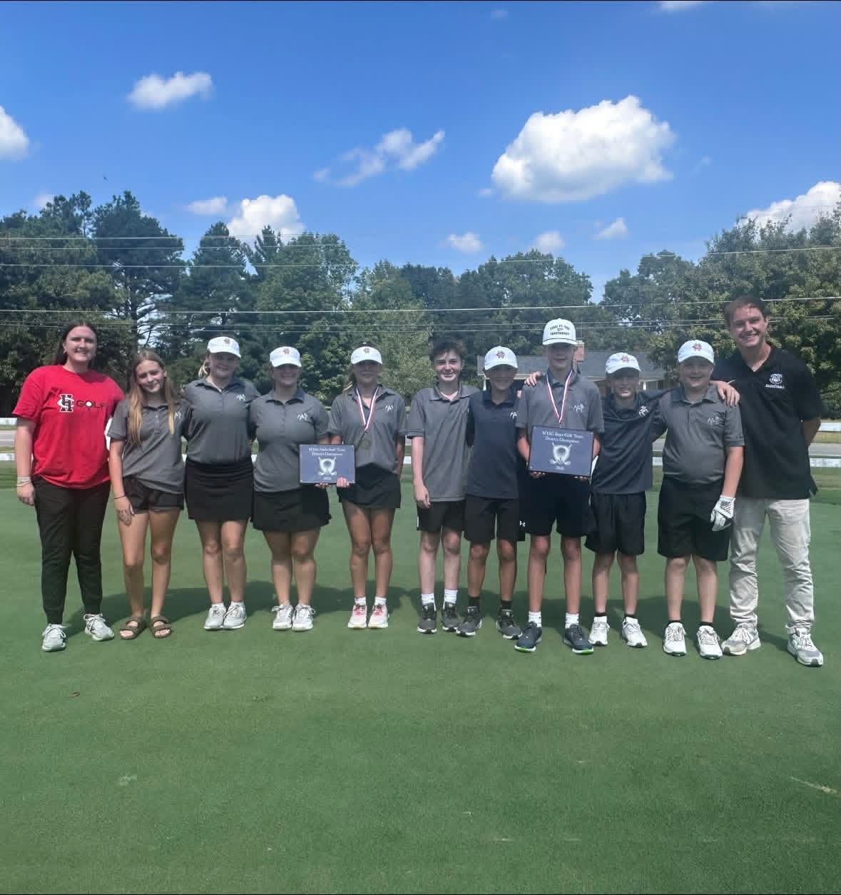 2026 HCMS District Champs Boys and Girls