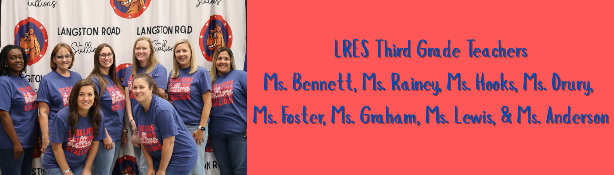 Third Grade Teachers Red & Blue