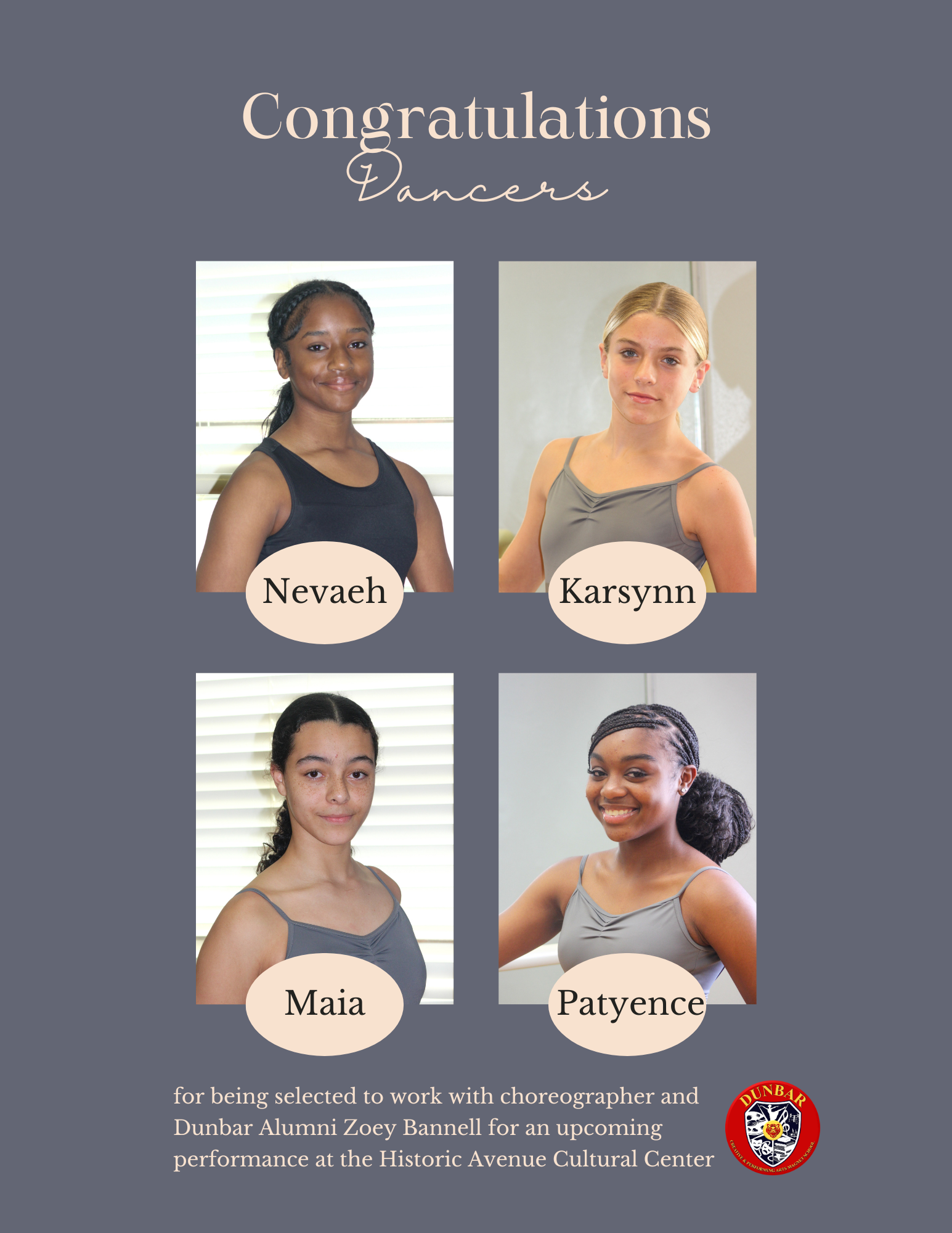 dance audition selections