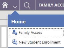 Family access menu
