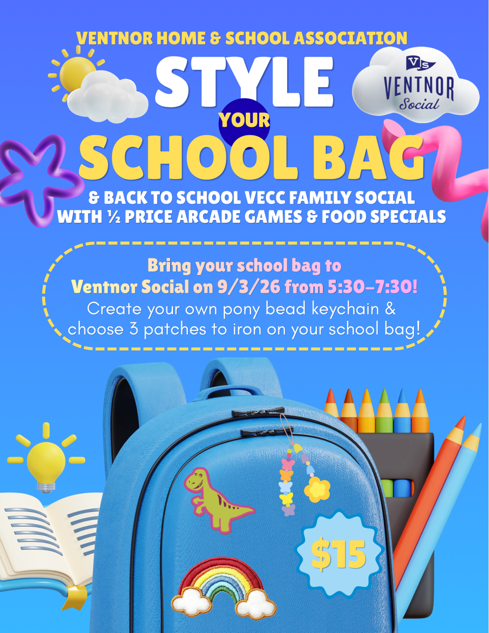 Style Your Schoolbag Event