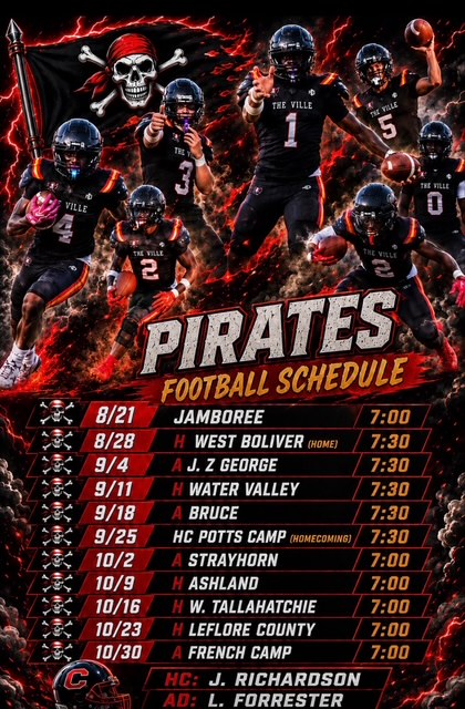 Highschool football schedule