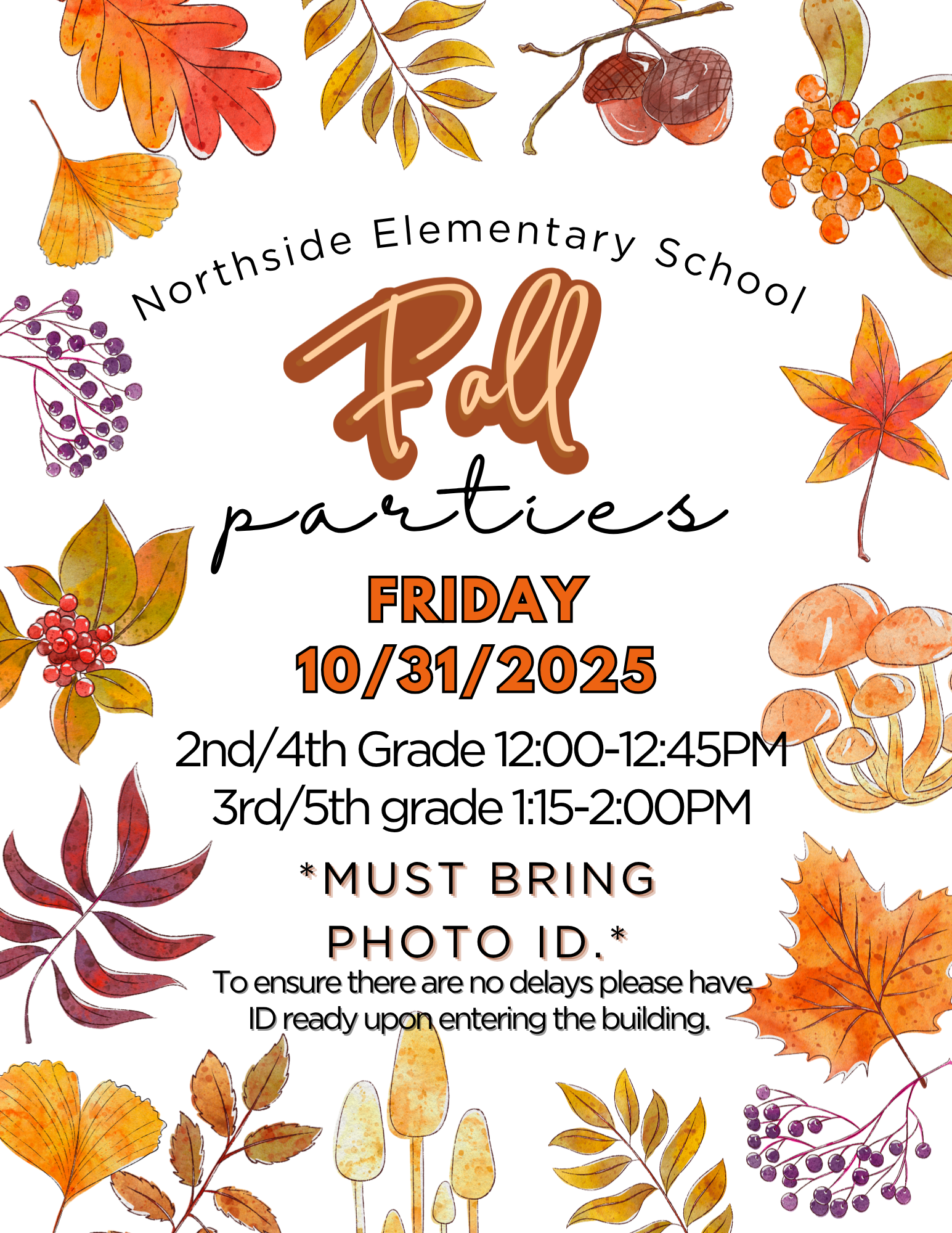 Fall Parties Octoer 31, 2025