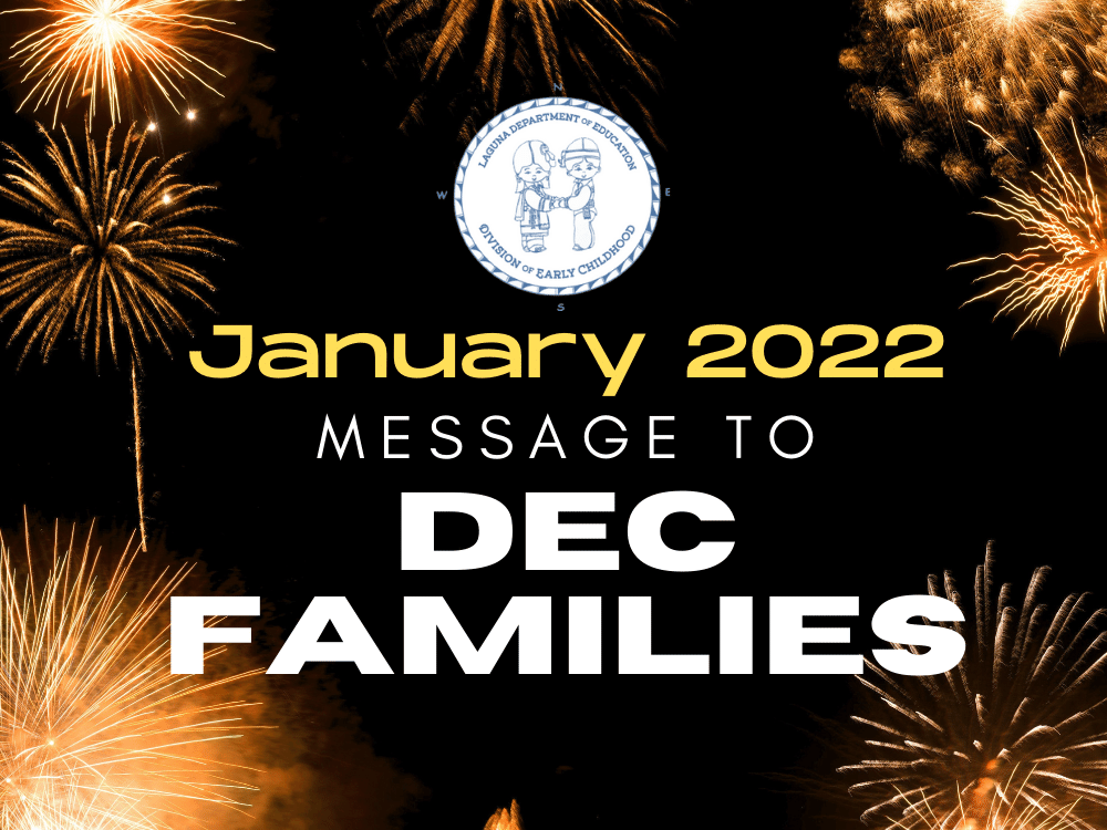 DEC Message to Parents (January 2022)