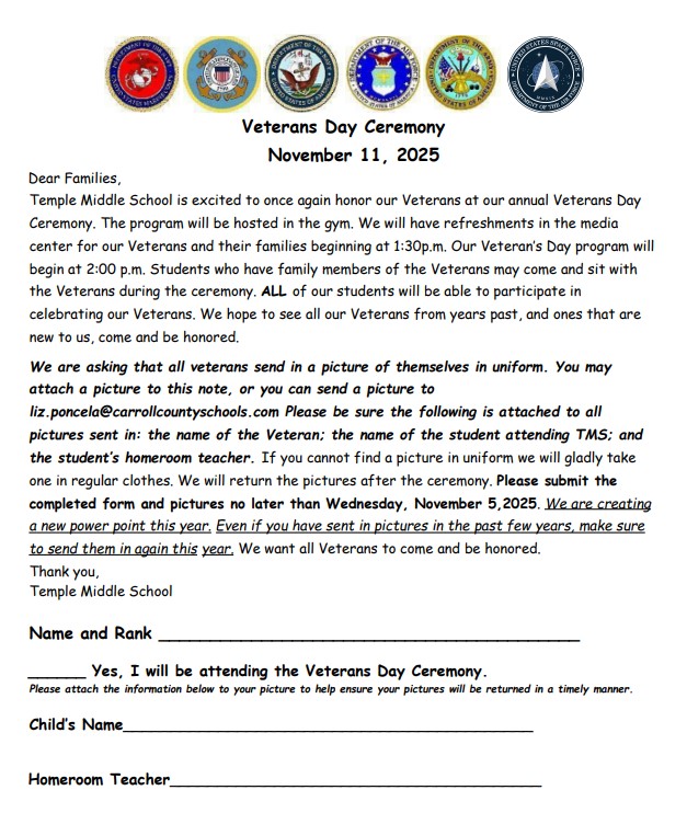 Veterans Day Ceremony Form 2025 Veterans Day Ceremony Form 2025