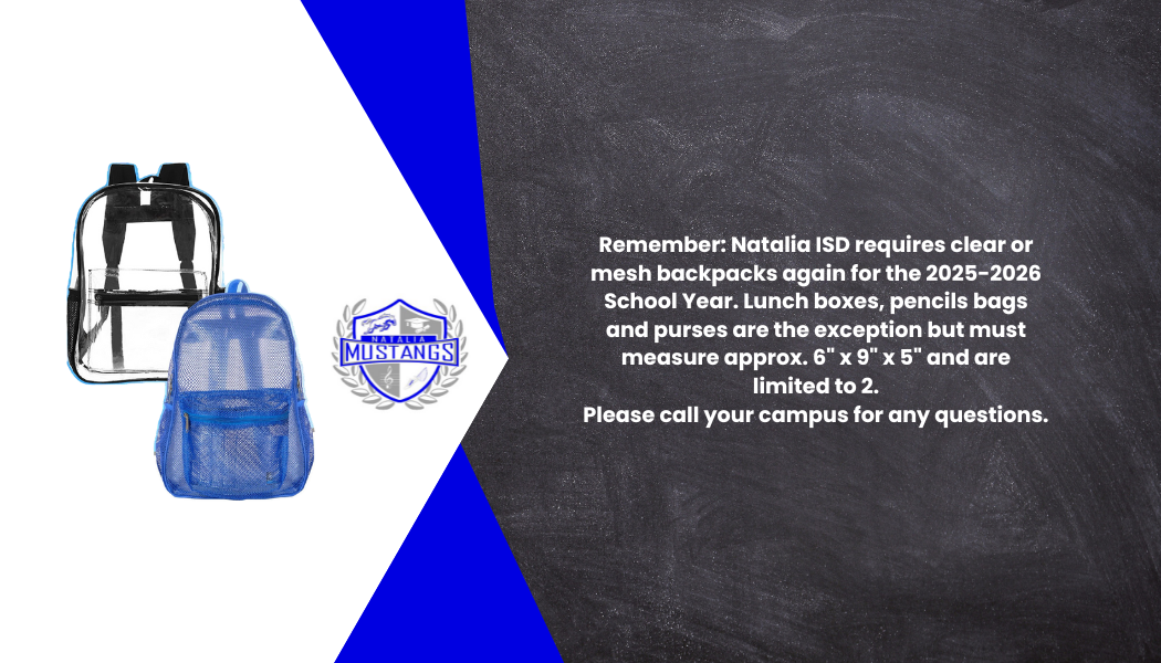 Clear Backpack Policy 
