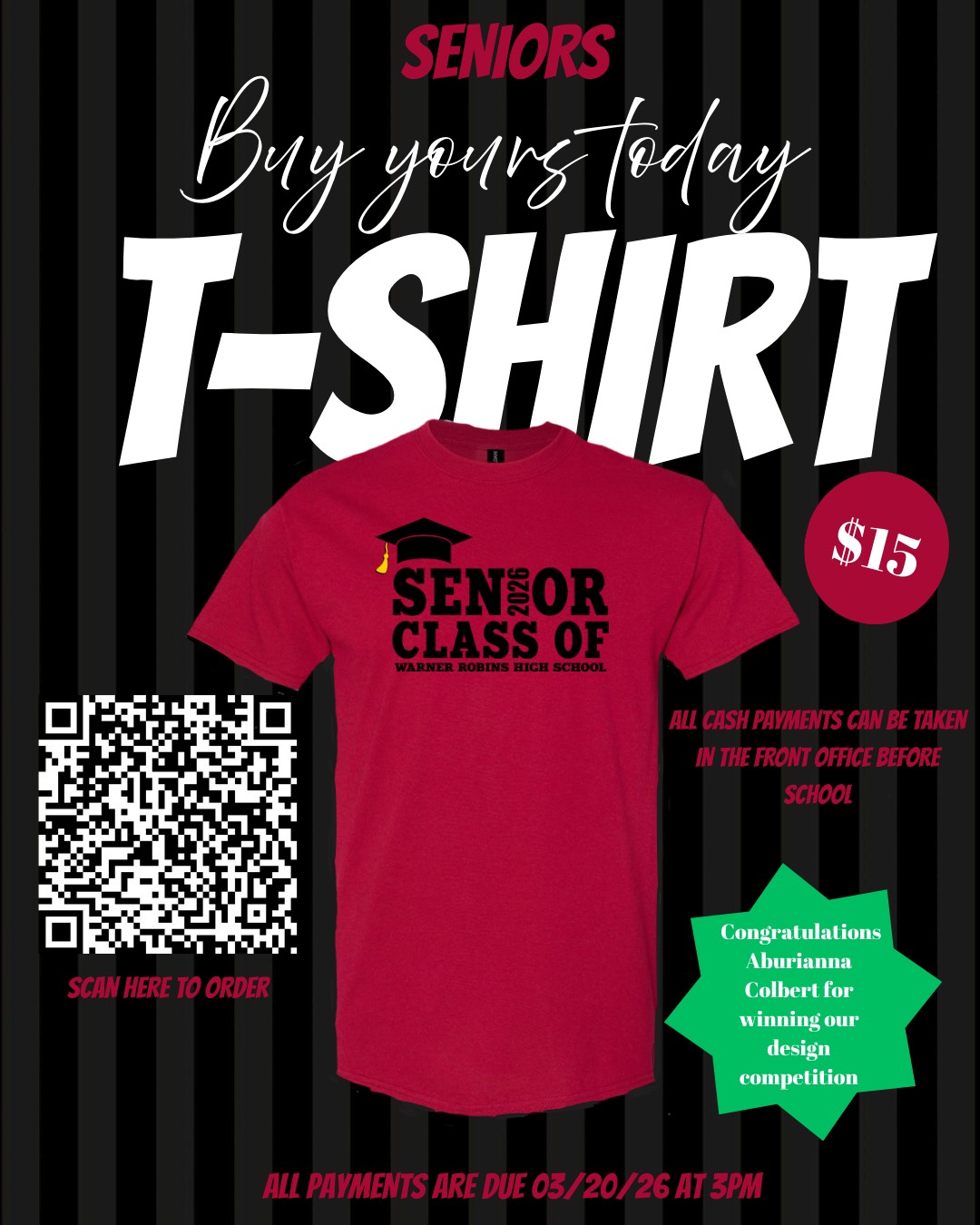 Senior T-Shirt Flyer