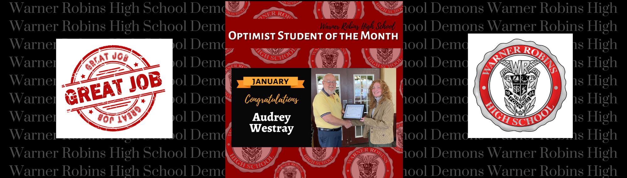 Optimist Student of the Month--January 2022