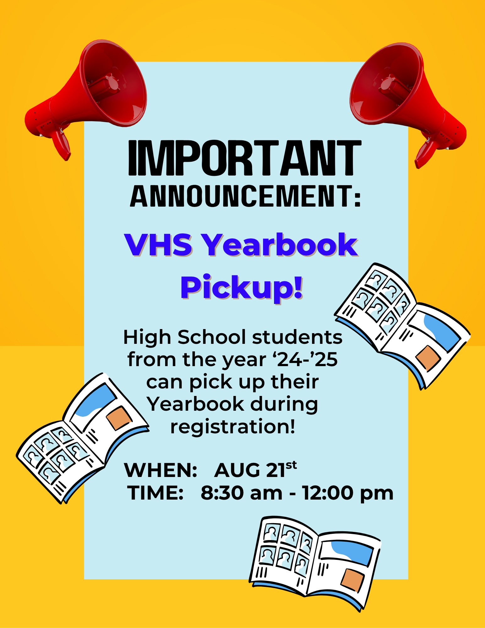 Sr Yearbook Info