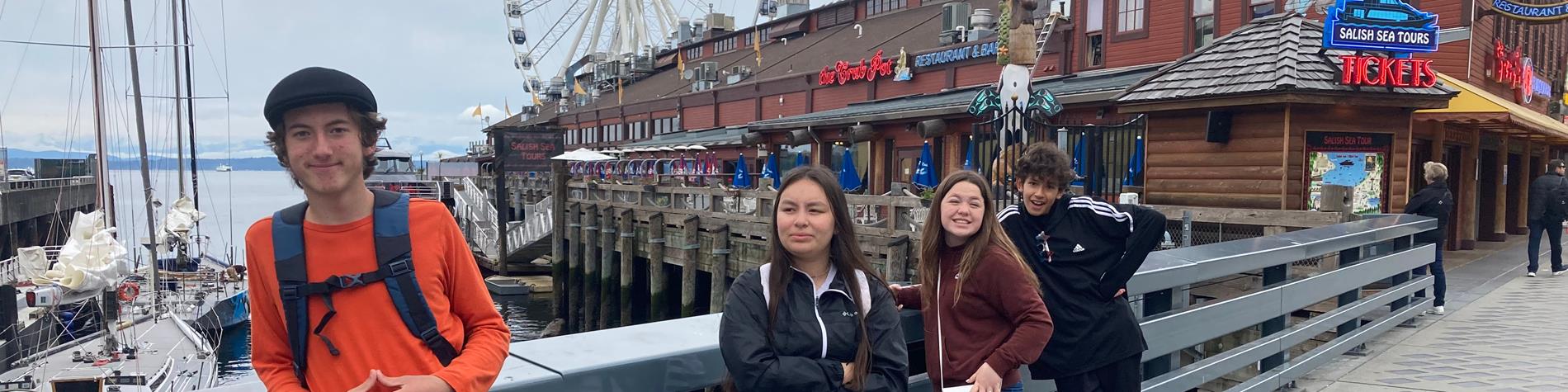 Eight Graders on Seattle Trip