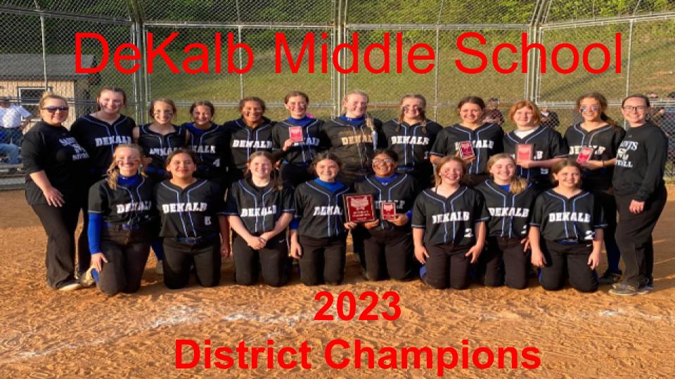 Softball District Champions Softball District Champions