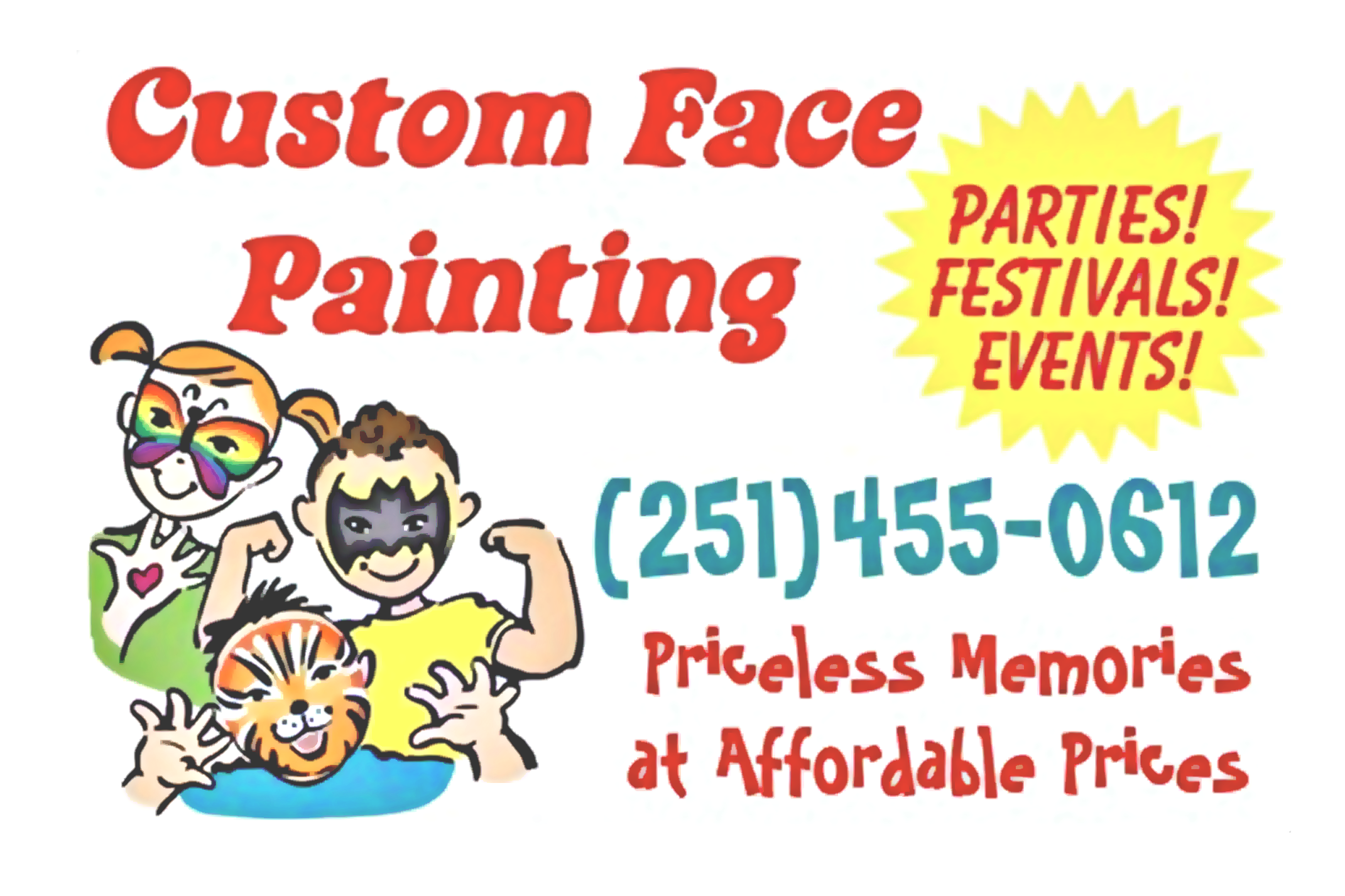 Custom Face Painting