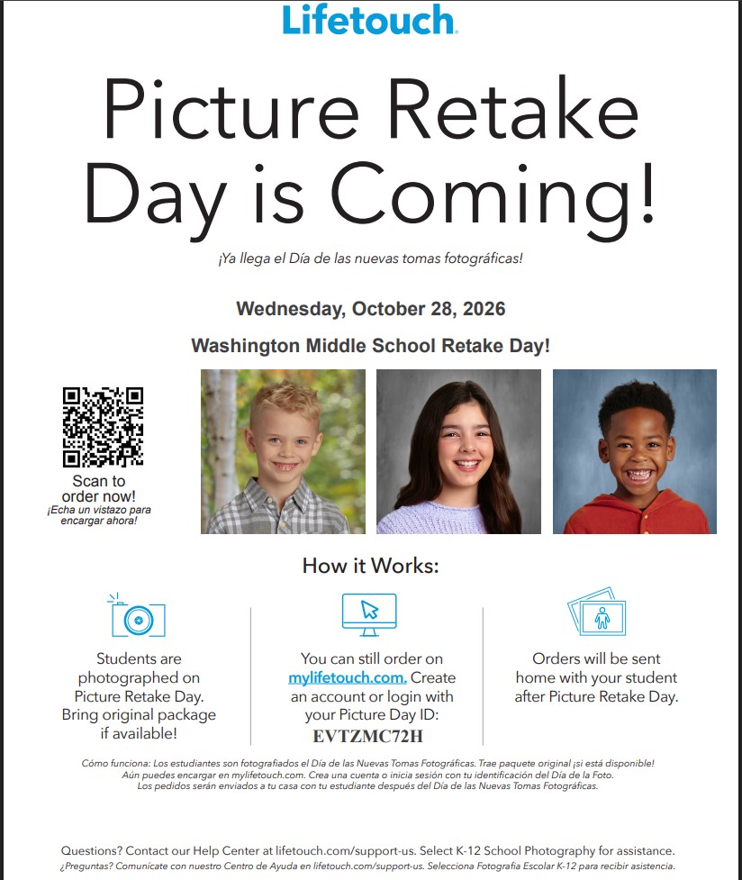 Picture Retakes Flyer 10/28