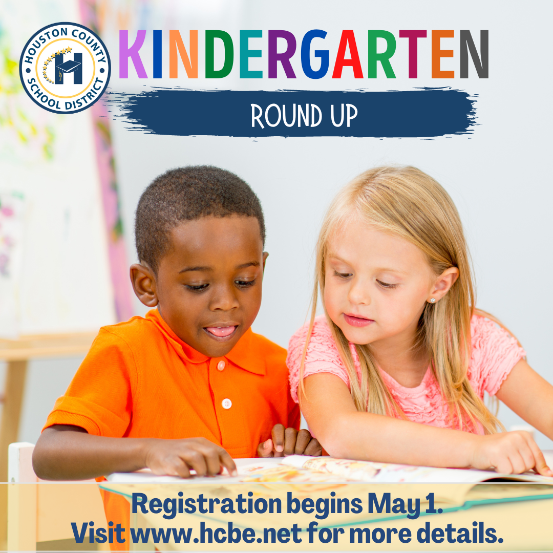 Kindergarten Round Up - Registration begins May 1.  