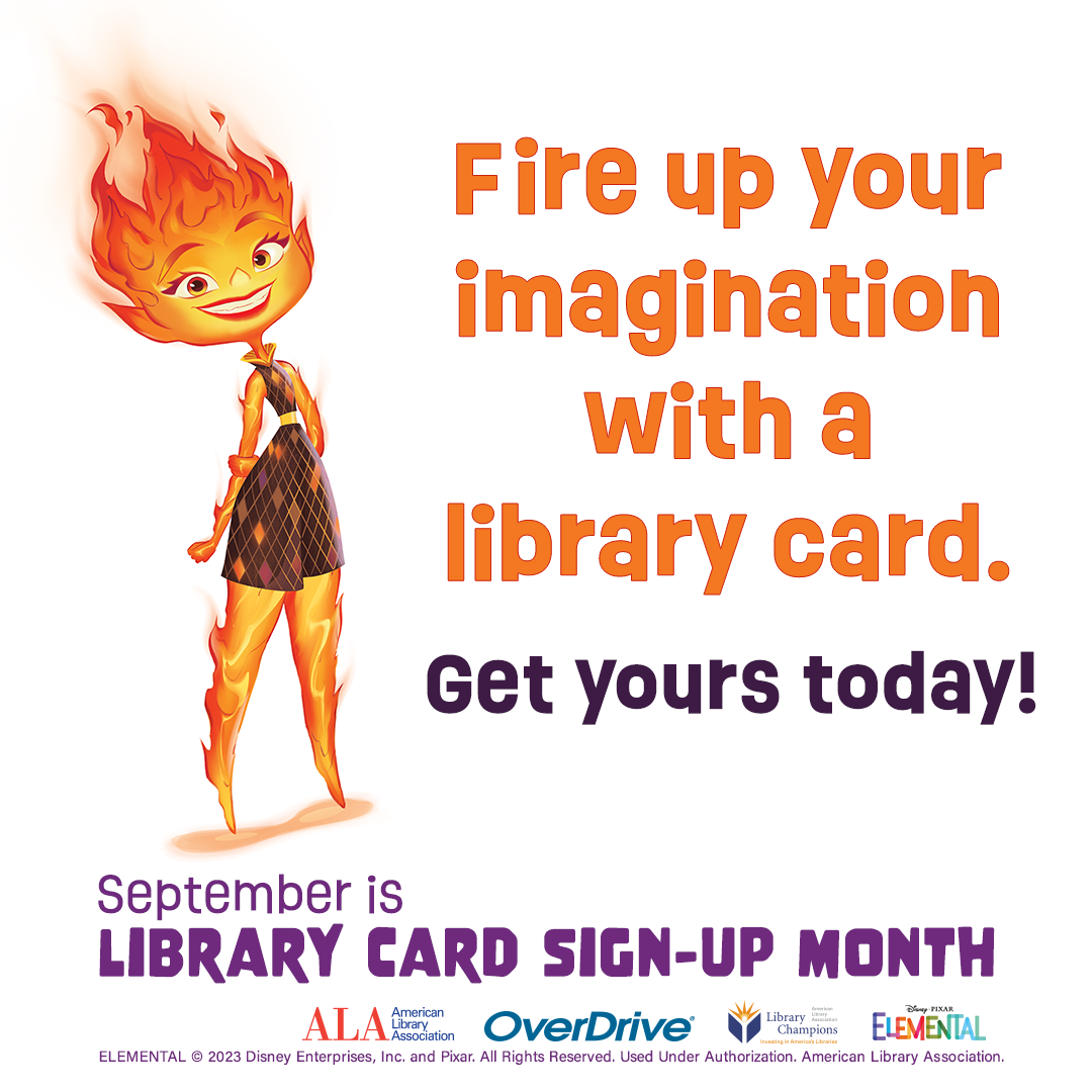 Library Card Fire Up