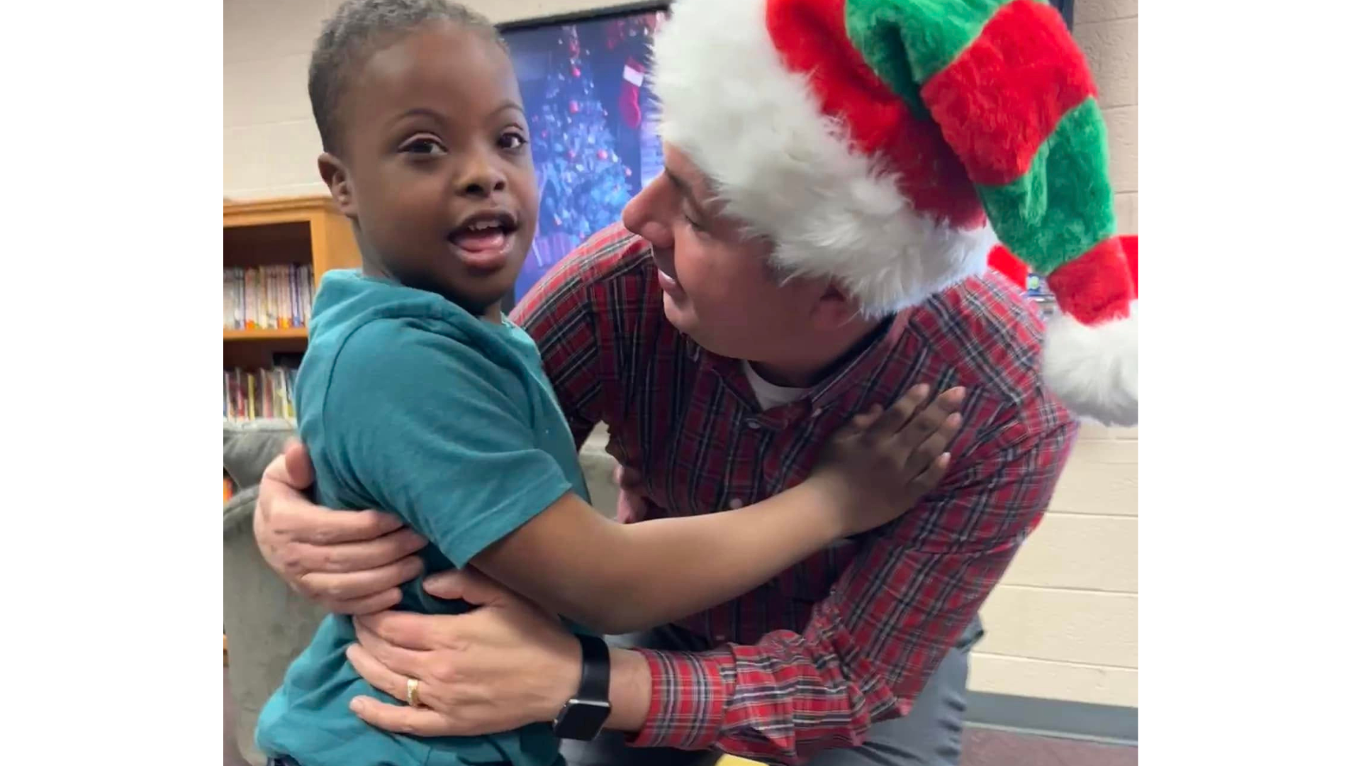 Dr. Rogers with student