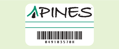 Pines Catalog barcode