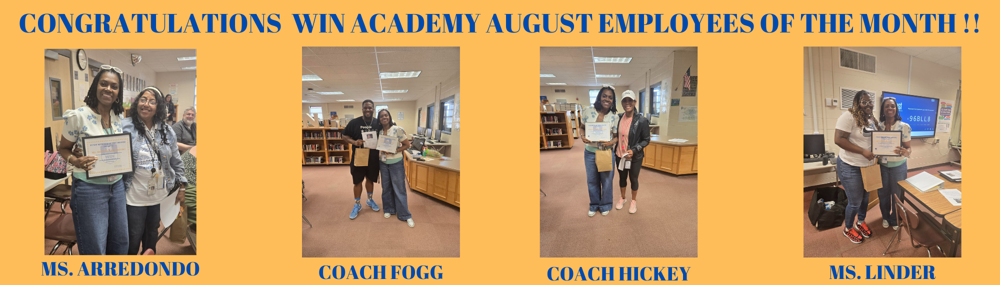 August Teacher of the Month 2025