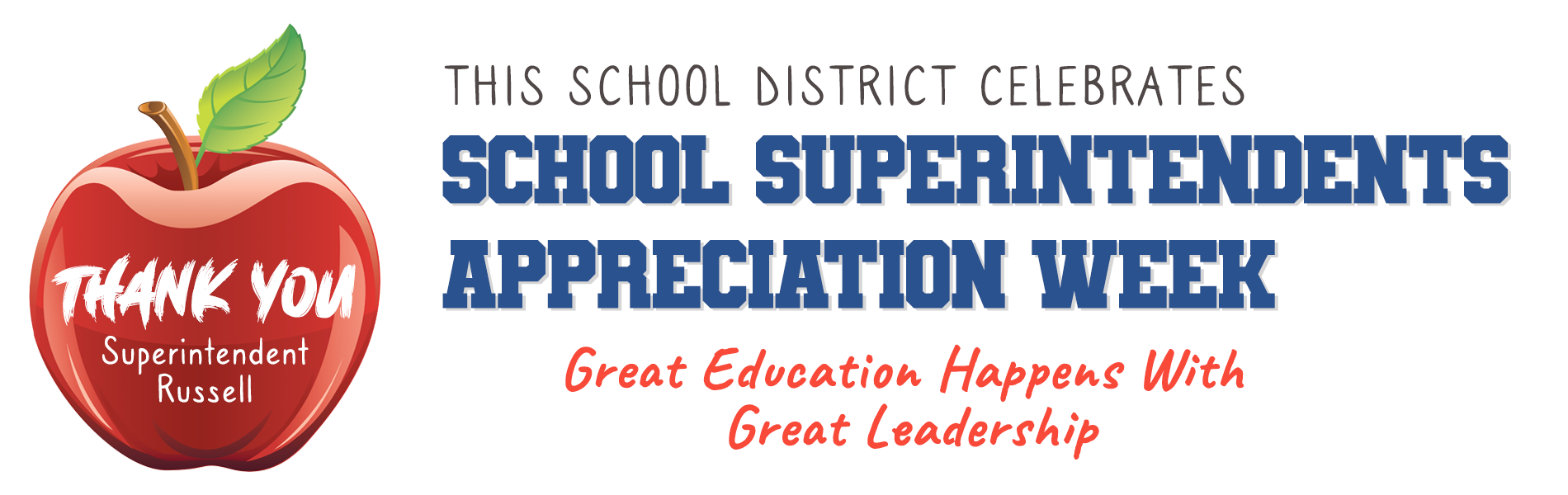 Superintendent Appreciation Week