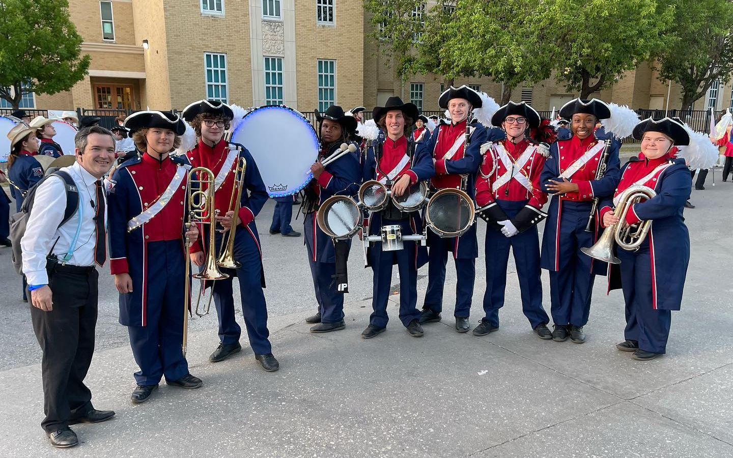 San Antonio Flambeau Parade - Patriot Band