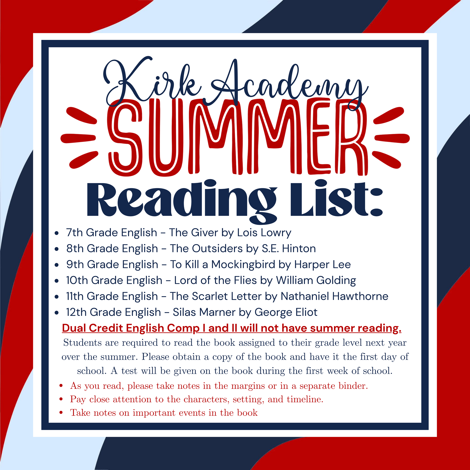 reading list