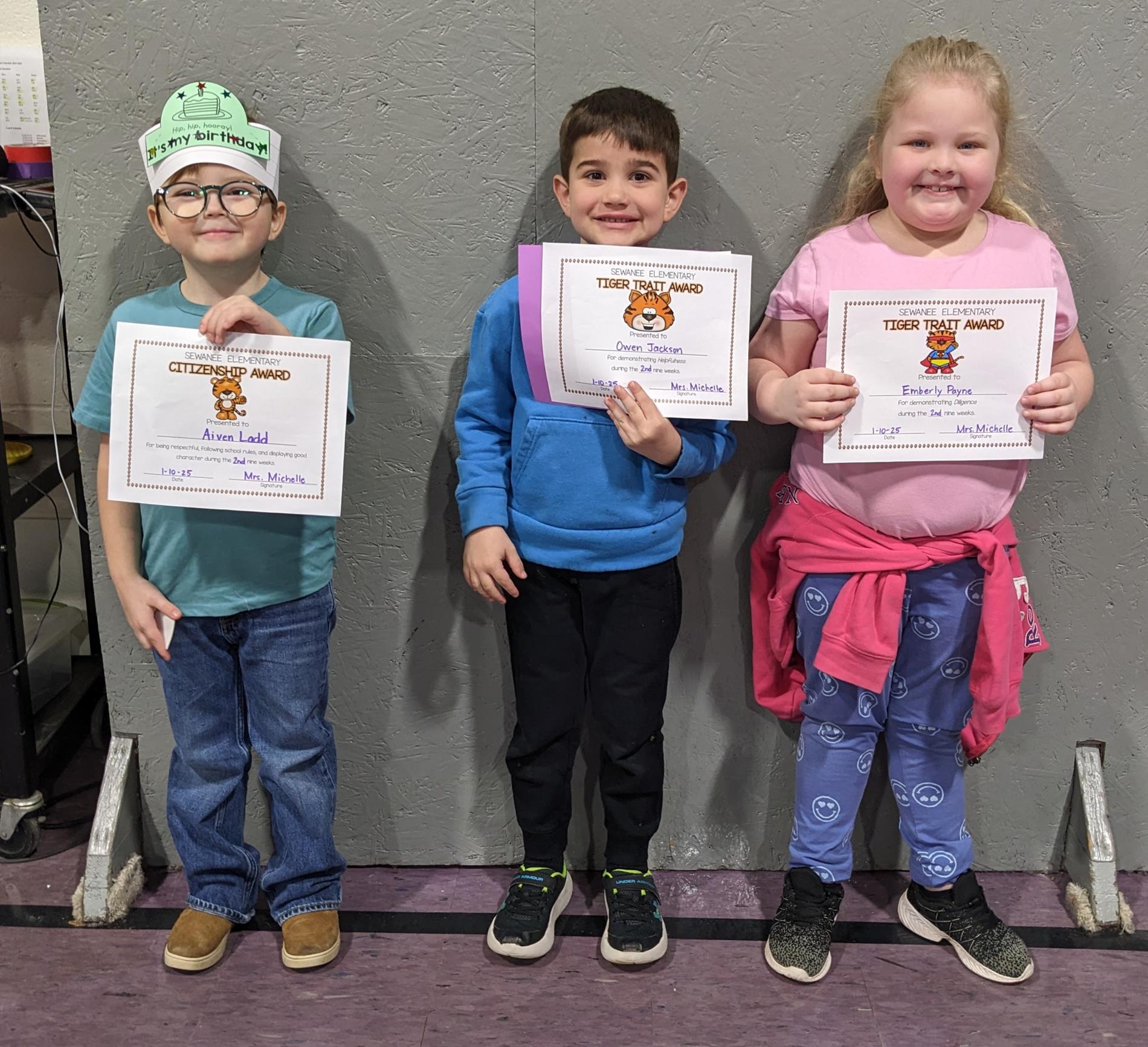 kindergarten awards photo