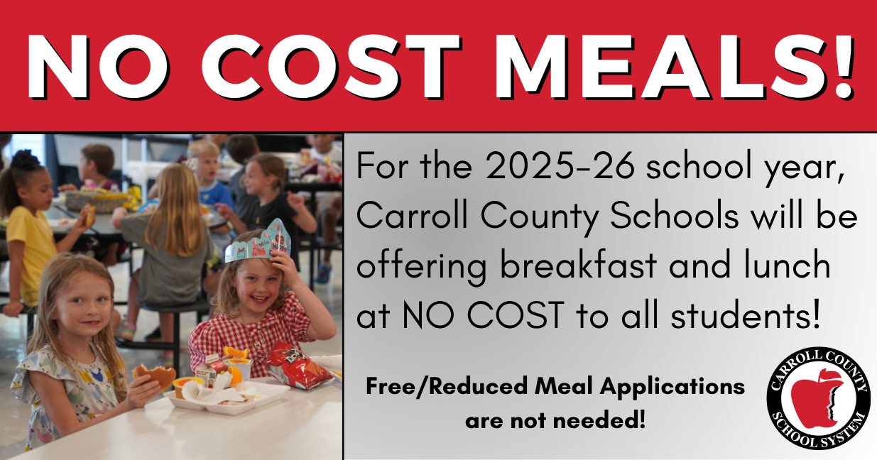 No Cost Meals for 2025-2026