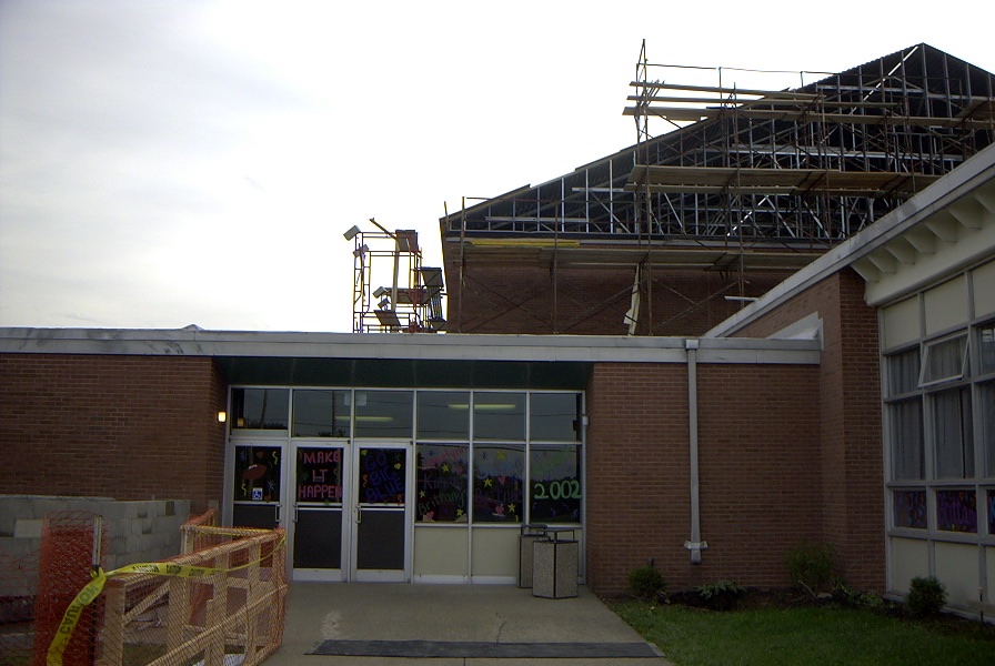 Front of school and gym