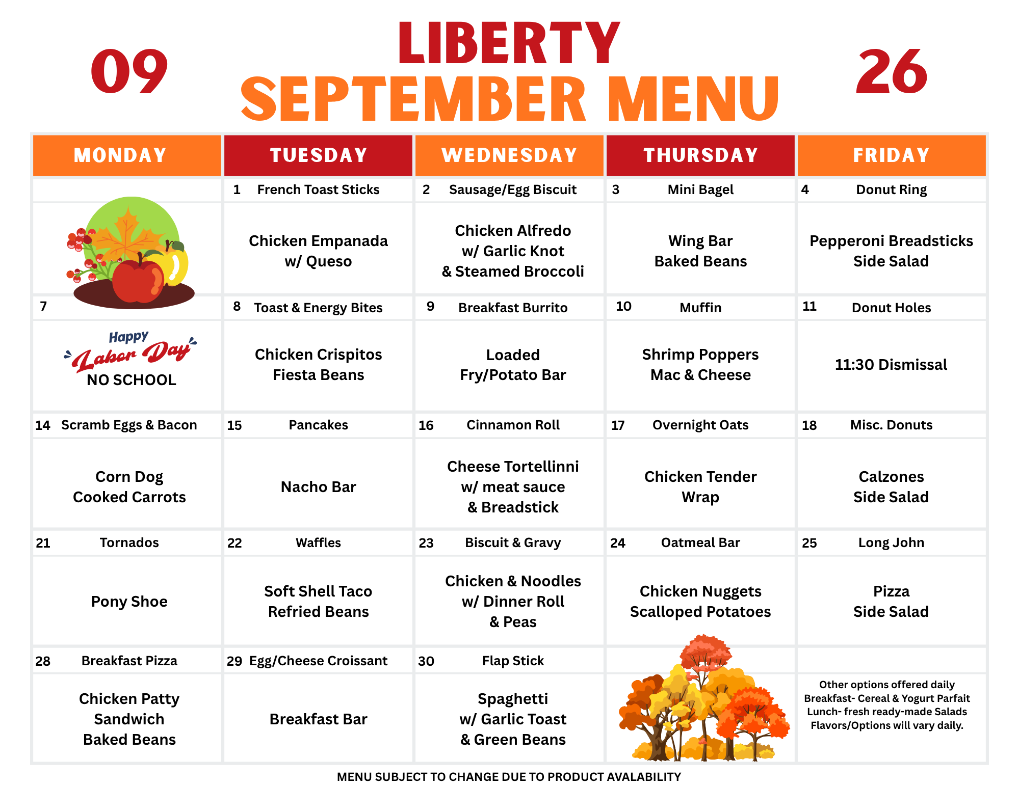 September Lunch