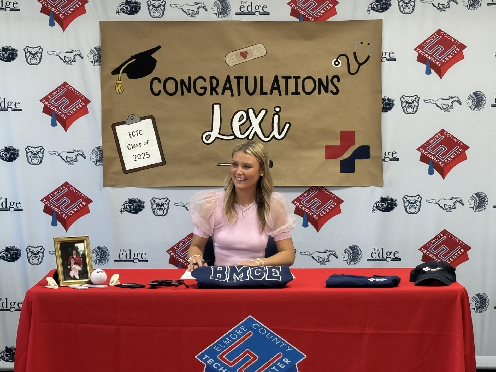 Congratulations Lexi Martin on Career Signing Day!
