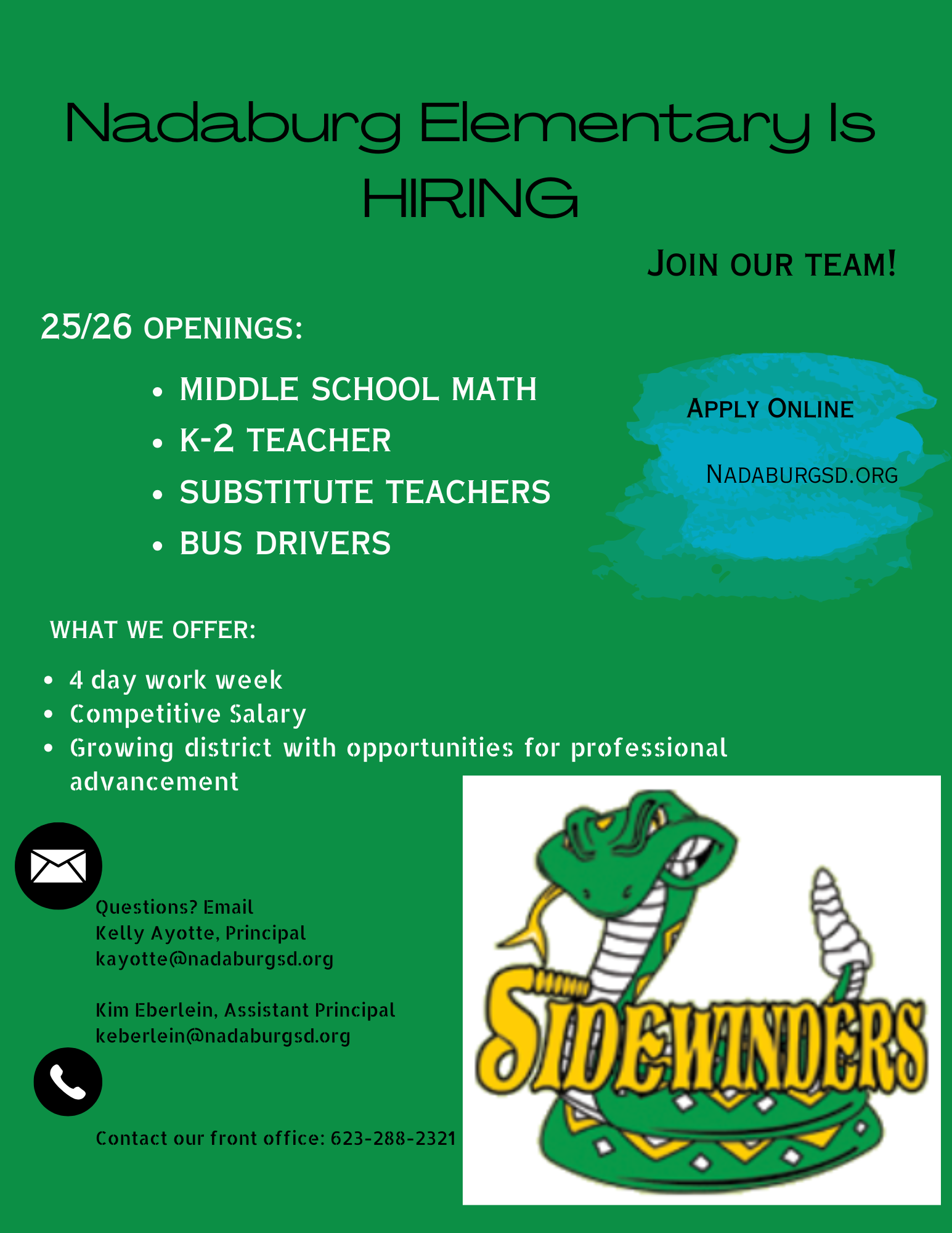 We're Hiring