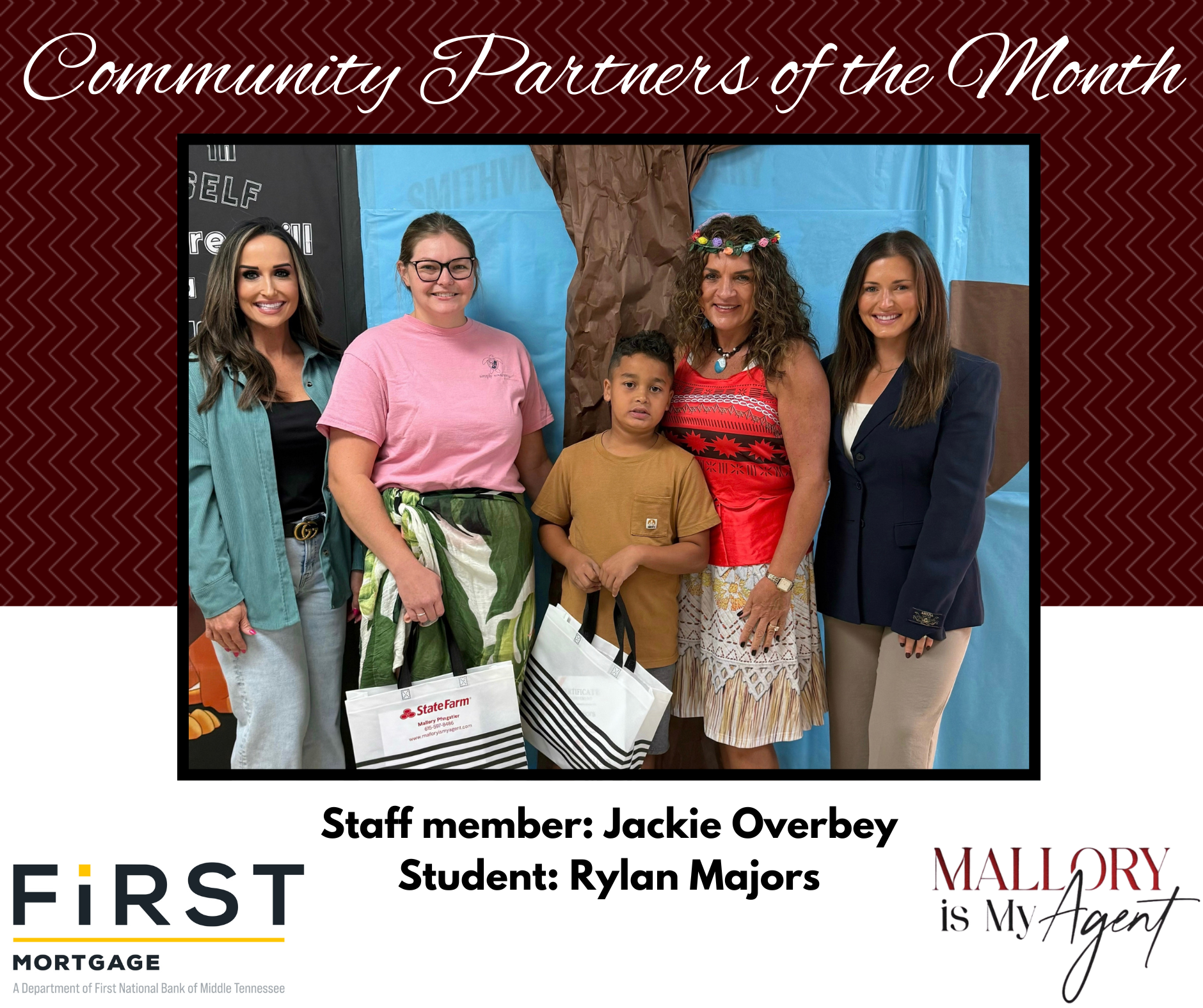 Community Partners of the Month