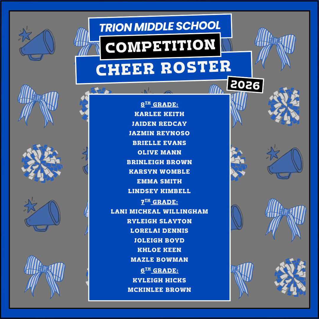 2026 TMS Competition Cheer Roster