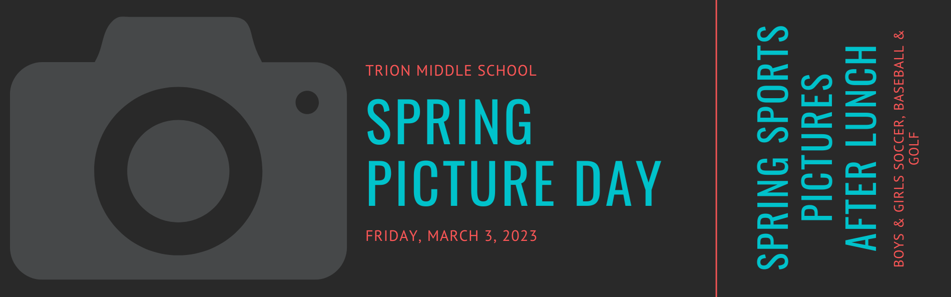 Spring Pictures & Spring Sports (B&G Soccer, Baseball, Golf) Pictures Fri, Mar 3rd