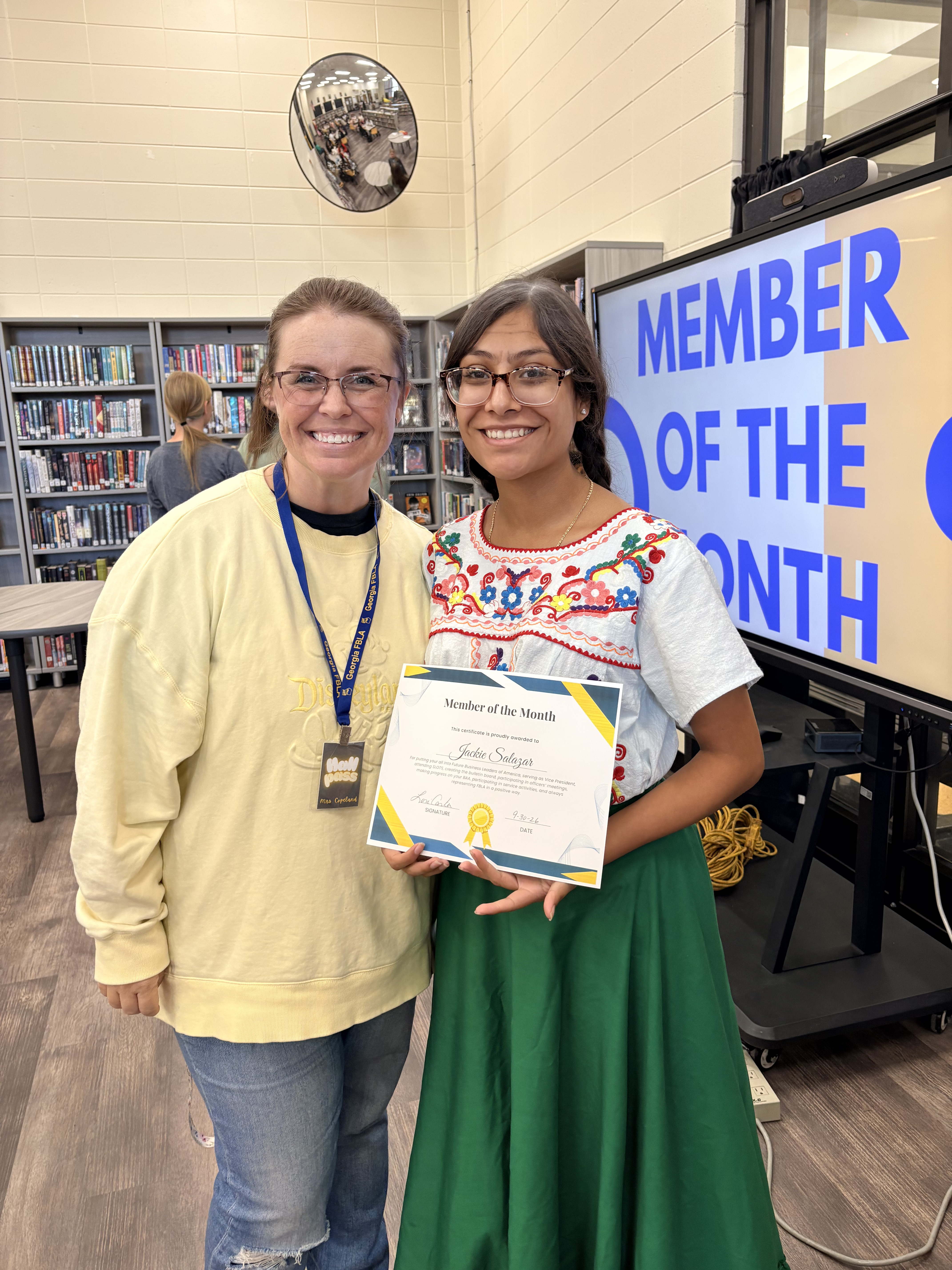 Jackie, Member of the Month