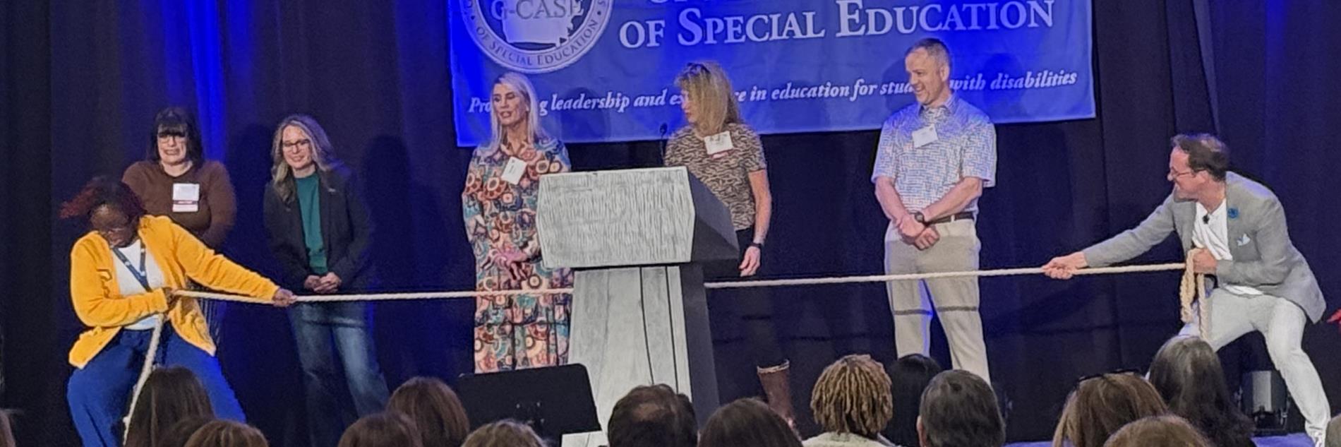 people at G-CASE conference