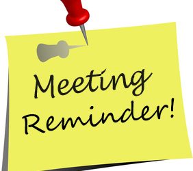 Meeting reminder