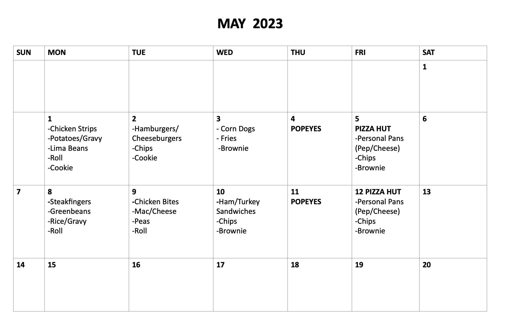 May