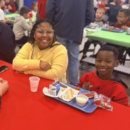 Visitors for Christmas lunch