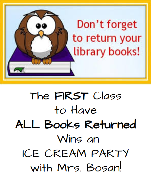 Don't forget to return your library books Don't forget to return your library books