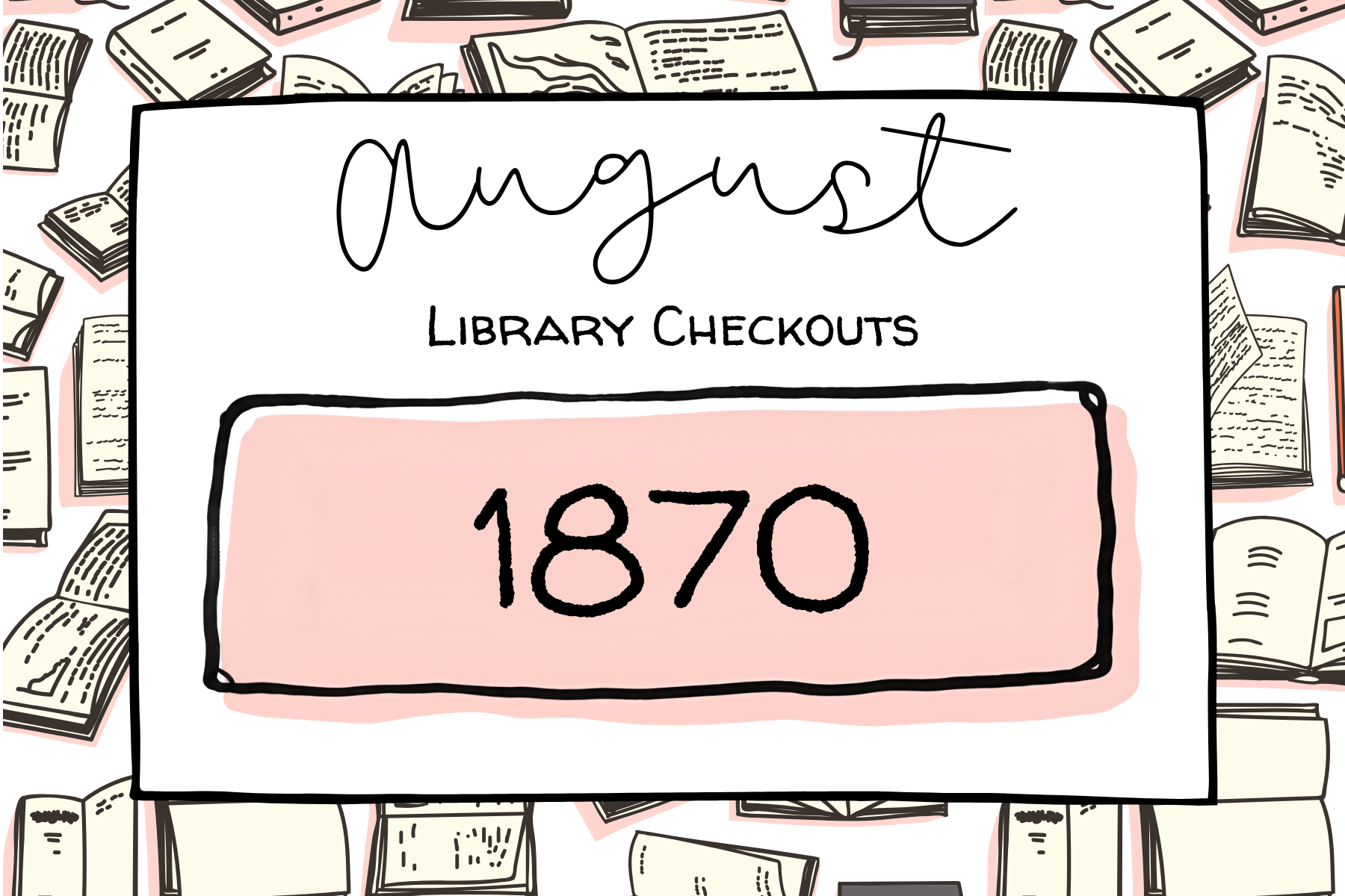 August Book Checkouts