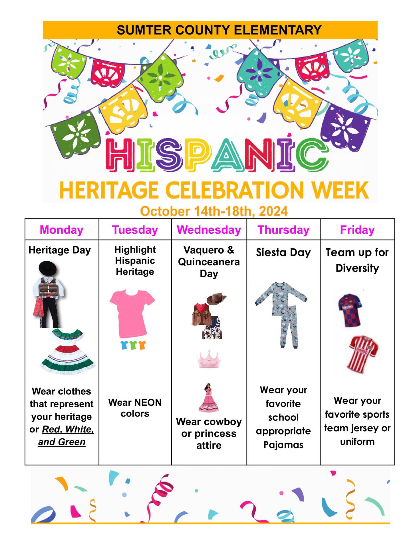 Hispanic Heritage Week Celebration 