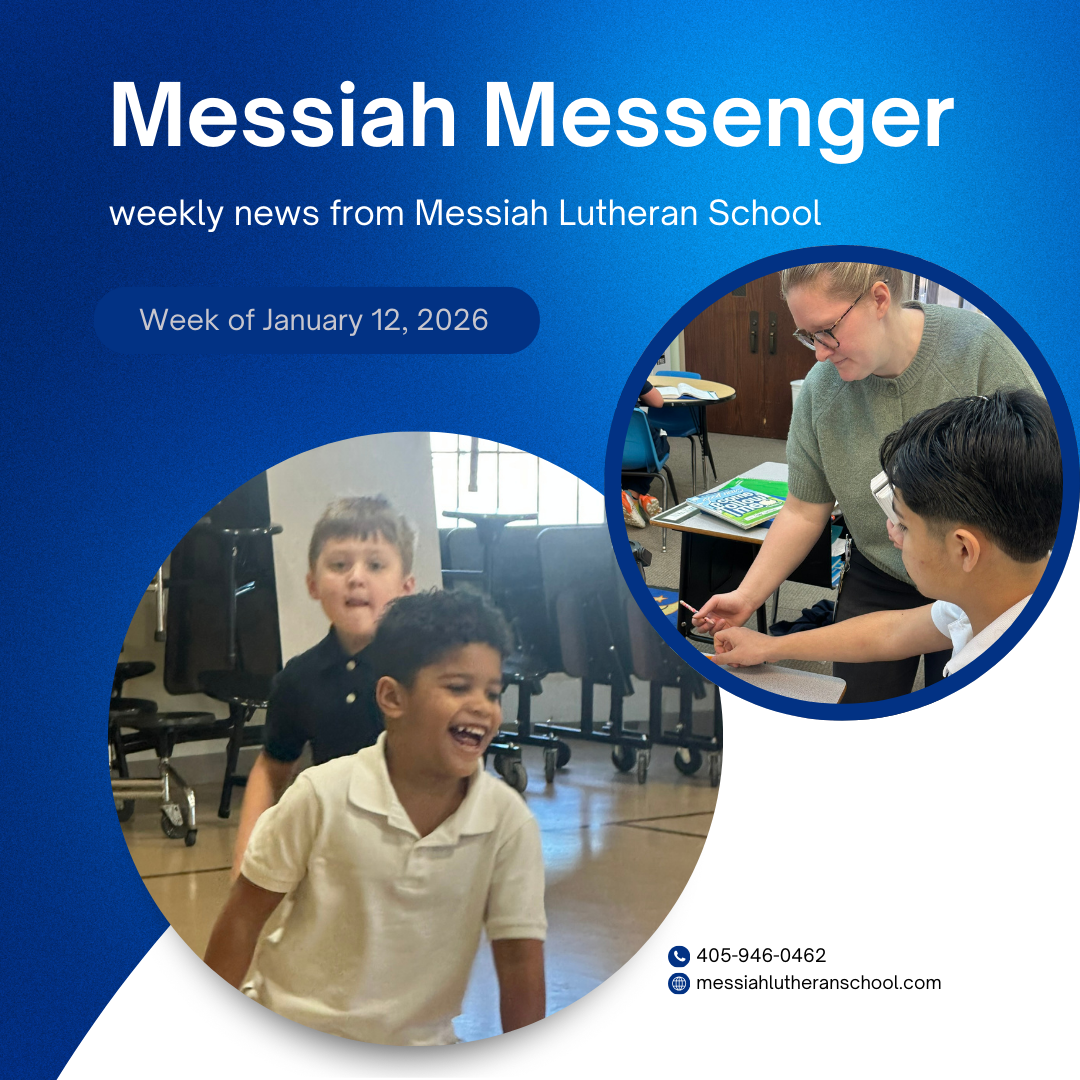 Messiah Messenger for the week of January 12, 2026