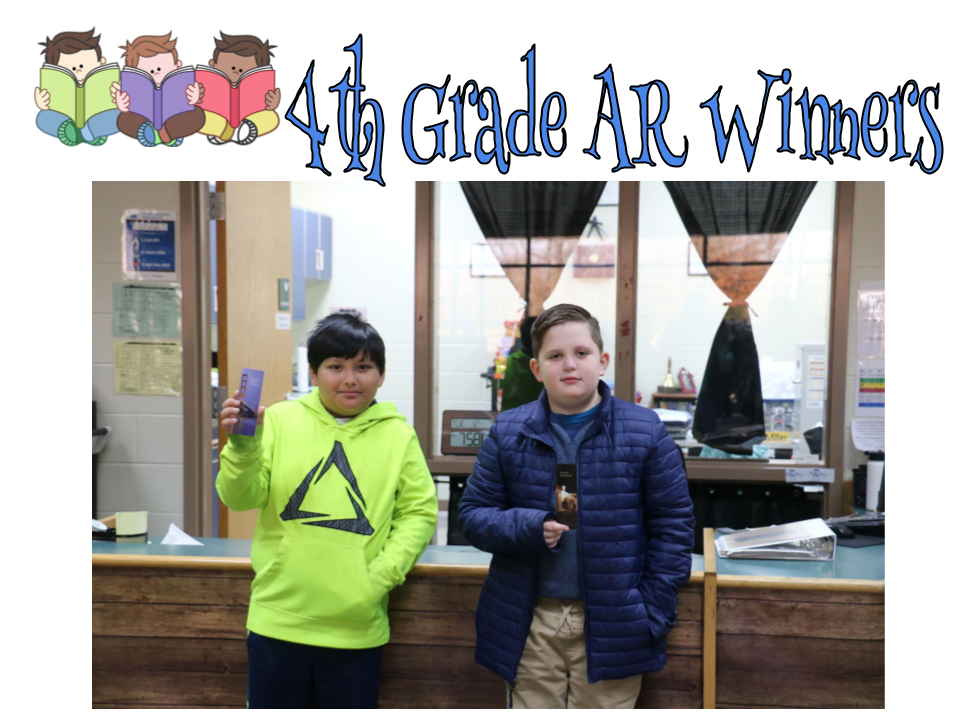 4th Grade AR Winners