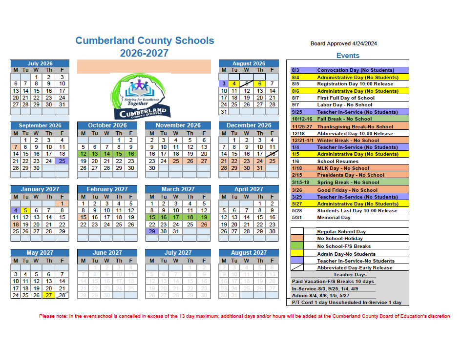 2026-2027 Traditional Calendar 2026-2027 Traditional Calendar